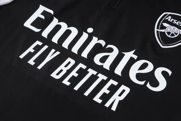 Arsenal 2026/27 Black Half Pull Tracksuit - Product Image - KFCool – Football Jerseys & Soccer Kits Store Arsenal 2026/27 Black Half Pull Tracksuit - Product Image | KFCOOL