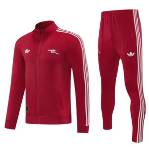 Arsenal 2026/27 Red Jacket Tracksuit - Front View Arsenal 2026/27 Red Jacket Tracksuit - Front View | KFCOOL