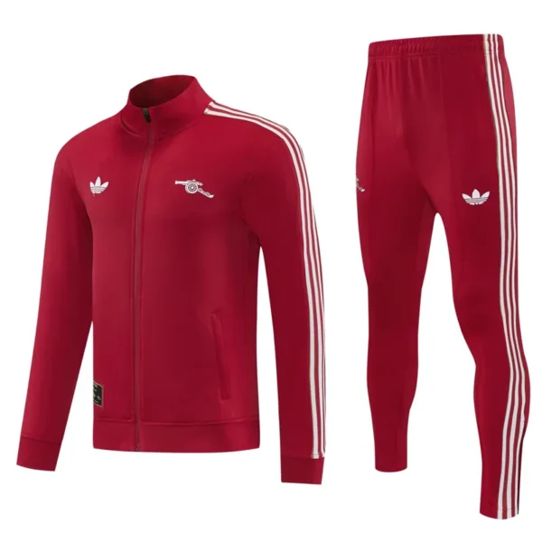 Arsenal 2026/27 Red Jacket Tracksuit - Front View - KFCool – Football Jerseys & Soccer Kits Store Arsenal 2026/27 Red Jacket Tracksuit - Front View | KFCOOL