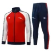 Arsenal 2026/27 Red White Jacket Tracksuit - Front View | KFCOOL
