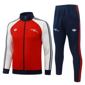 Arsenal 2026/27 Red White Jacket Tracksuit - Front View Arsenal 2026/27 Red White Jacket Tracksuit - Front View | KFCOOL