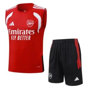 Arsenal 2026/27 Red White Sleeveless Shorts - Front View Arsenal 2026/27 Red White Sleeveless Shorts - Front View | KFCOOL
