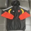 Arsenal 2026/27 Black Red Windbreaker - Front View | KFCOOL