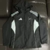 Arsenal 2026/27 Black White Windbreaker - Front View | KFCOOL