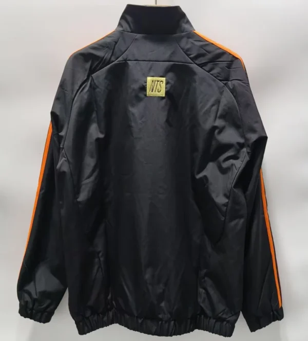 Arsenal 2026/27 Black Yellow Windbreaker - Back View | KFCOOL
