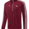 Arsenal 2026/27 Brown Red Windbreaker - Front View | KFCOOL
