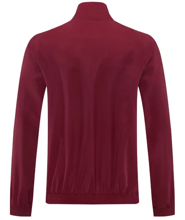 Arsenal 2026/27 Brown Red Windbreaker - Back View | KFCOOL