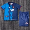 Arsenal 1995/96 Retro Away Kids Kit Fan Version - Front View | KFCOOL