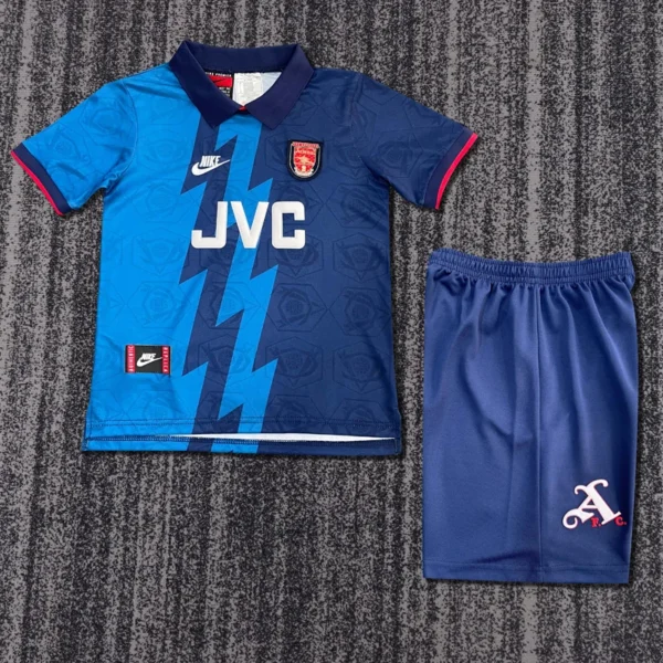 Arsenal 1995/96 Retro Away Kids Kit Fan Version - Front View | KFCOOL