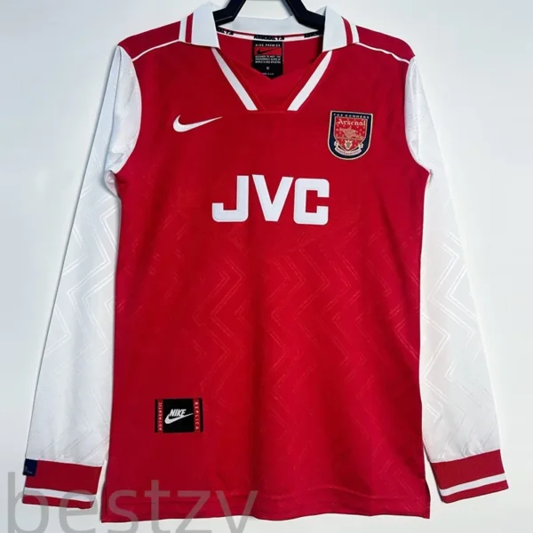 Arsenal 1996/97 Retro Home Long Sleeve Jersey Fan Version - Detail View 3 | KFCOOL
