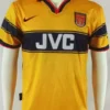 Arsenal 1998/99 Retro Away Jersey Fan Version - Front View | KFCOOL