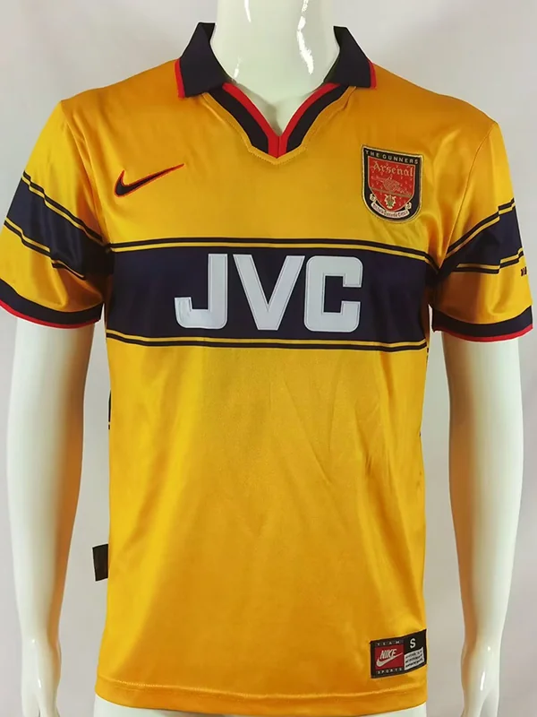 Arsenal 1998/99 Retro Away Jersey Fan Version - Front View | KFCOOL