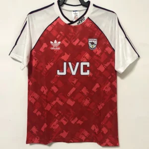 Arsenal 1990/92 Retro Home Jersey Fan Version - Front View | KFCOOL