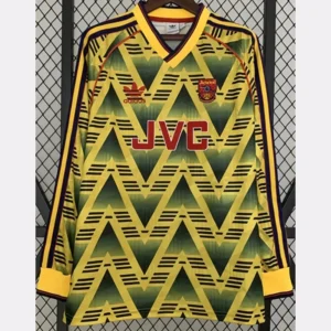 Arsenal 1991/93 Retro Home Long Sleeve Jersey Fan Version - Front View Arsenal 1991/93 Retro Home Long Sleeve Jersey Fan Version - Front View | KFCOOL