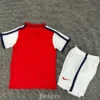 Arsenal 2000/02 Retro Home Kids Kit Fan Version - Back View | KFCOOL