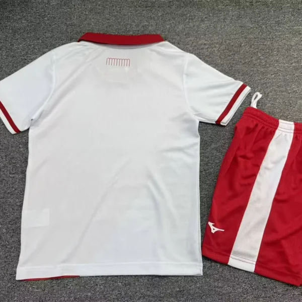 Monaco 2026/27 Home Kids Kit Fan Version - Back View | KFCOOL