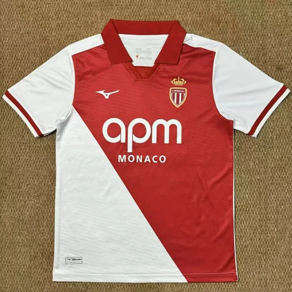 Monaco 2026/27 Home Jersey Fan Version - Front View Monaco 2026/27 Home Jersey Fan Version - Front View | KFCOOL
