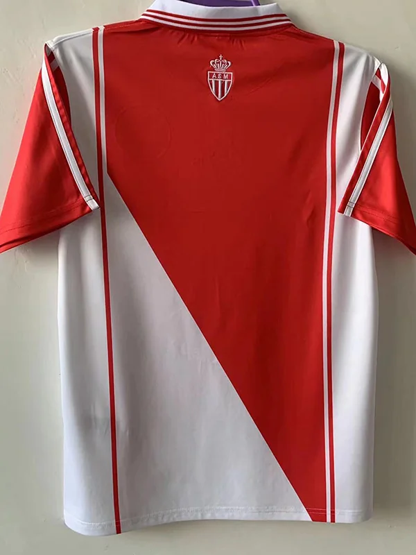 Monaco 1996/97 Retro Home Jersey Fan Version - Back View | KFCOOL