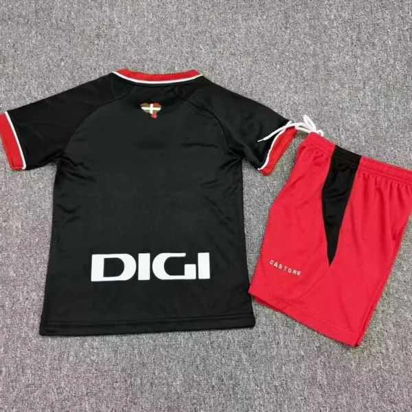 Athletic Bilbao 2026/27 Away Kids Kit Fan Version - Back View - KFCool – Football Jerseys & Soccer Kits Store Athletic Bilbao 2026/27 Away Kids Kit Fan Version - Back View | KFCOOL