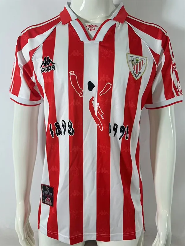 Athletic Bilbao 1997/98 Retro Home Jersey Fan Version - Front View Athletic Bilbao 1997/98 Retro Home Jersey Fan Version - Front View | KFCOOL