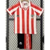 Athletic Bilbao 1995/97 Retro Home Kids Kit Fan Version - Front View | KFCOOL