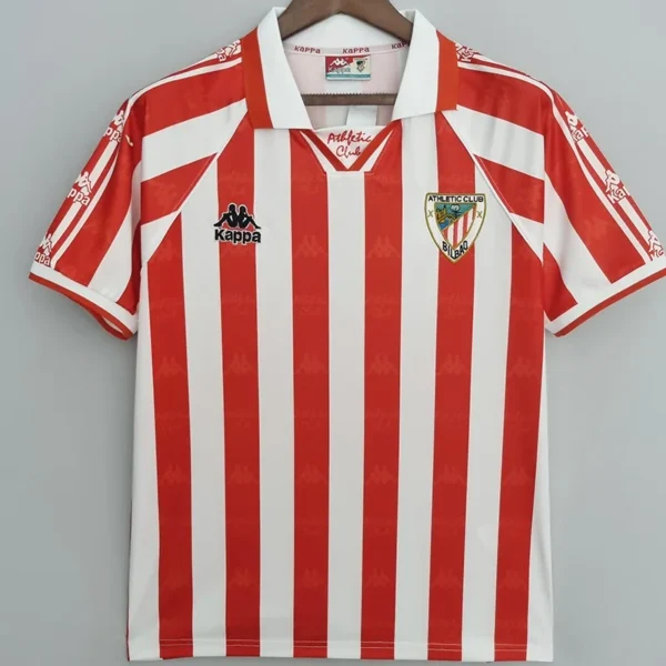 Athletic Bilbao 1995/97 Retro Home Jersey Fan Version - Front View Athletic Bilbao 1995/97 Retro Home Jersey Fan Version - Front View | KFCOOL