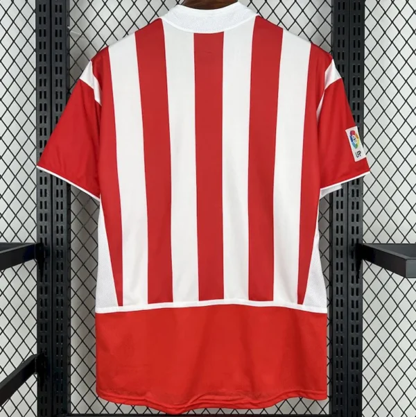 Atlético Madrid 2002/03 Retro Home Jersey Fan Version - Back View | KFCOOL