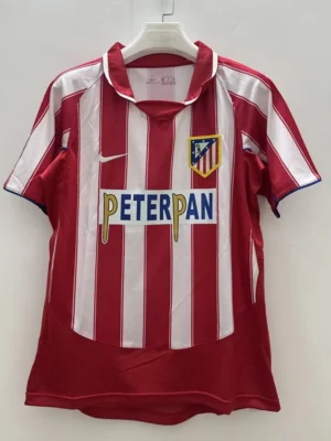 Atlético Madrid 2003/04 Retro Home Jersey Fan Version - Front View Atlético Madrid 2003/04 Retro Home Jersey Fan Version - Front View | KFCOOL