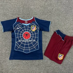 Atlético Madrid 2004/05 Retro Away Kids Kit Fan Version - Front View Atlético Madrid 2004/05 Retro Away Kids Kit Fan Version - Front View | KFCOOL
