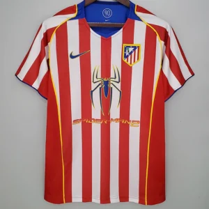 Atlético Madrid 2004/05 Retro Home Jersey Fan Version - Front View Atlético Madrid 2004/05 Retro Home Jersey Fan Version - Front View | KFCOOL