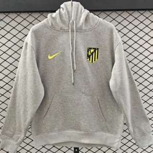 Atlético Madrid 2025/26 Grey Hoody - Front View | KFCOOL