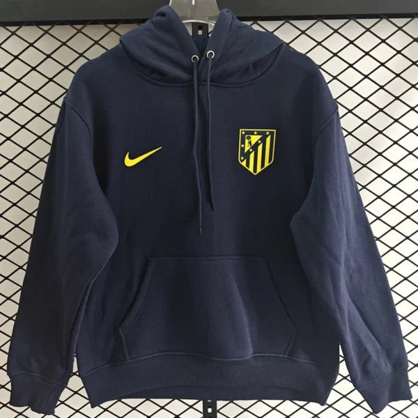 Atlético Madrid 2025/26 Royal Blue Hoody - Front View | KFCOOL