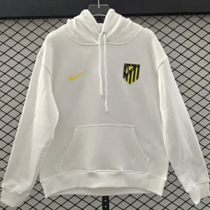 Atlético Madrid 2025/26 White Hoody - Front View | KFCOOL