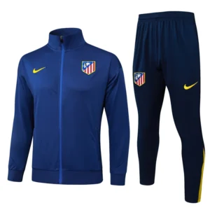 Atlético Madrid 2025/26 Royal Blue Jacket Tracksuit - Front View Atlético Madrid 2025/26 Royal Blue Jacket Tracksuit - Front View | KFCOOL