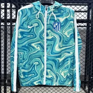 Atlético Madrid 2025/26 Green Windbreaker - Front View Atlético Madrid 2025/26 Green Windbreaker - Front View | KFCOOL