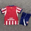 Atlético Madrid 2026/27 Home Kids Kit Fan Version - Back View | KFCOOL