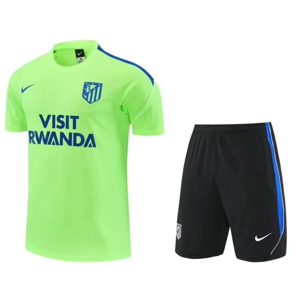 Atlético Madrid 2026/27 Green Training Short Suit - Front View | KFCOOL