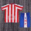 Atlético Madrid 1996/97 Retro Home Kids Kit Fan Version - Back View | KFCOOL