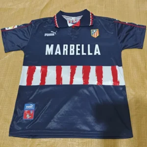 Atlético Madrid 1997/98 Retro Away Jersey Fan Version - Front View Atlético Madrid 1997/98 Retro Away Jersey Fan Version - Front View | KFCOOL
