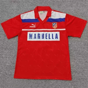Atlético Madrid 1990/93 Retro Away Jersey Fan Version - Front View Atlético Madrid 1990/93 Retro Away Jersey Fan Version - Front View | KFCOOL