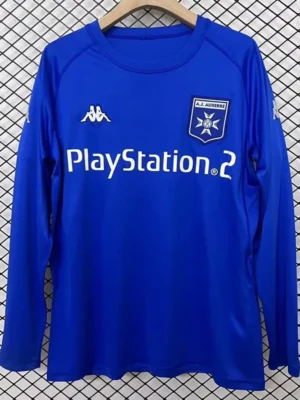 Auxerre 2003/04 Retro Away Long Sleeve Jersey Fan Version - Front View | KFCOOL