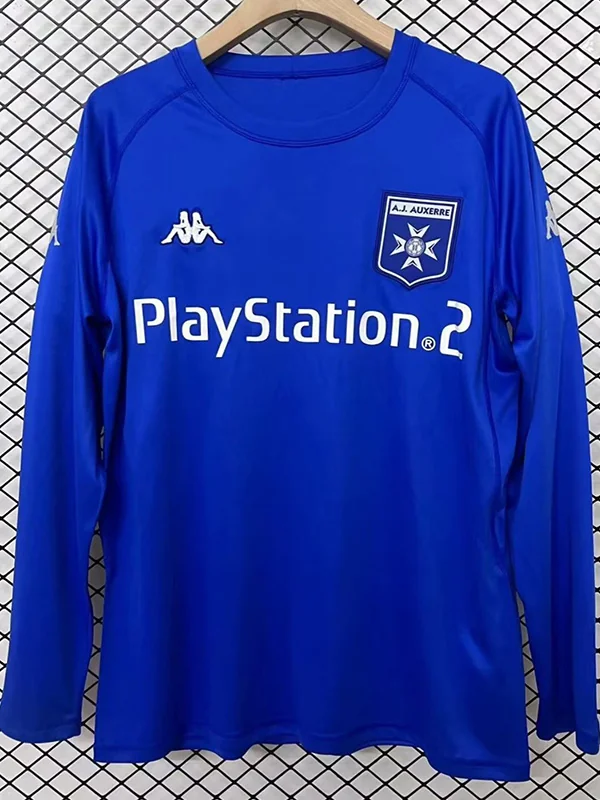 Auxerre 2003/04 Retro Away Long Sleeve Jersey Fan Version - Front View | KFCOOL