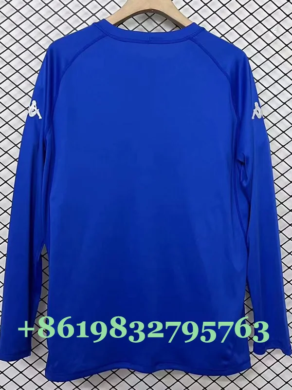 Auxerre 2003/04 Retro Away Long Sleeve Jersey Fan Version - Back View | KFCOOL