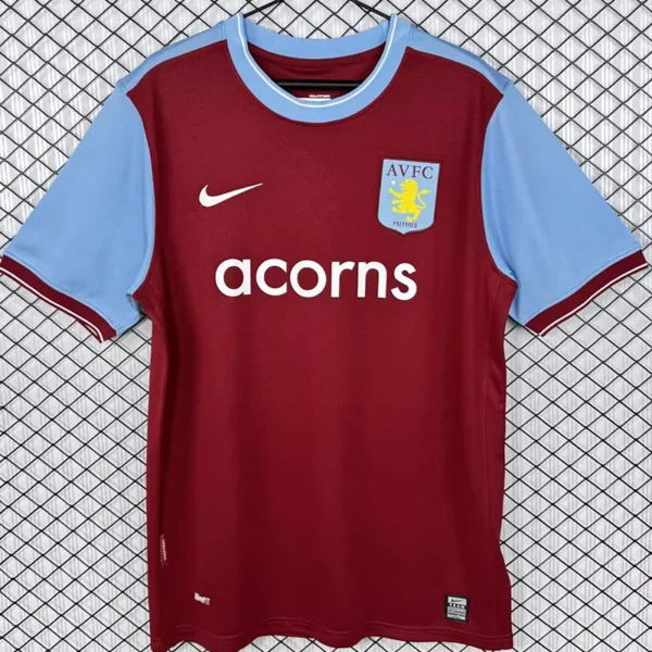 Aston Villa 2009/10 Retro Home Jersey Fan Version - Front View Aston Villa 2009/10 Retro Home Jersey Fan Version - Front View | KFCOOL