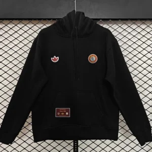 Aston Villa 2025/26 Black Hoody - Front View Aston Villa 2025/26 Black Hoody - Front View | KFCOOL