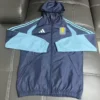 Aston Villa 2026/27 Royal Blue Windbreaker - Front View | KFCOOL