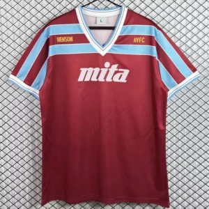 Aston Villa 1985/87 Retro Home Jersey Fan Version - Front View | KFCOOL