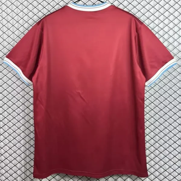 Aston Villa 1985/87 Retro Home Jersey Fan Version - Back View | KFCOOL