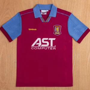 Aston Villa 1995/97 Retro Home Jersey Fan Version - Front View Aston Villa 1995/97 Retro Home Jersey Fan Version - Front View | KFCOOL