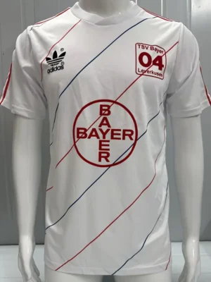Bayer Leverkusen 1987/88 Retro Away Jersey Fan Version - Front View Bayer Leverkusen 1987/88 Retro Away Jersey Fan Version - Front View | KFCOOL